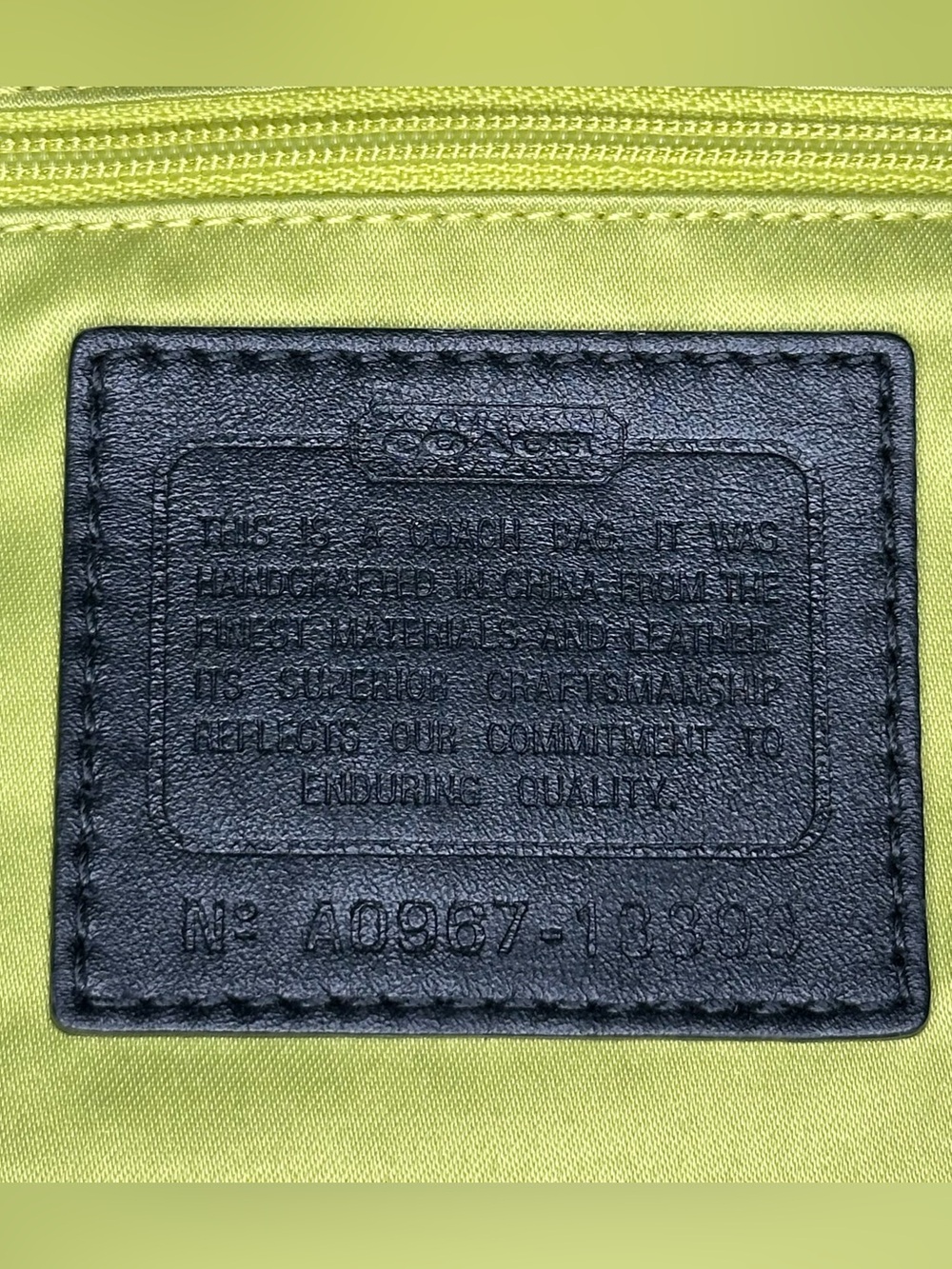 Coach Bonnie Signature Canvas Crossbody Bag in Black & Grey with Green interior - Picture 2 of 16